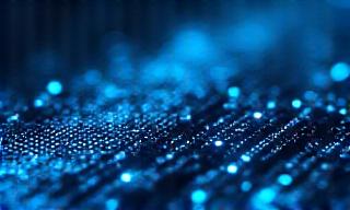 Abstract visualization of encrypted data flow and security